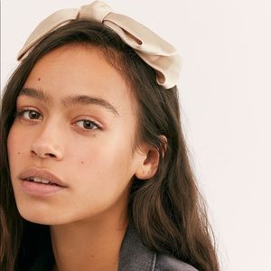 Free People Bianca Bow Ivory Headband